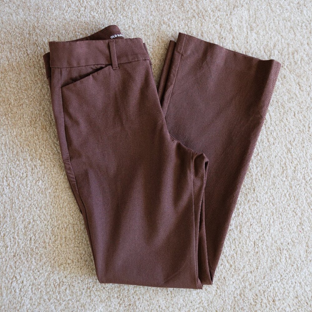 Old Navy Old Navy High-Waisted Pixie Flare Pants, Khaki, 6P
